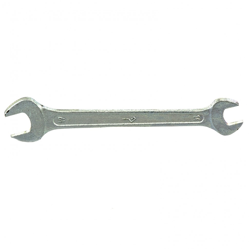 Ключ рожковый, 14 х 17 мм, оцинкованный, КЗСМИ