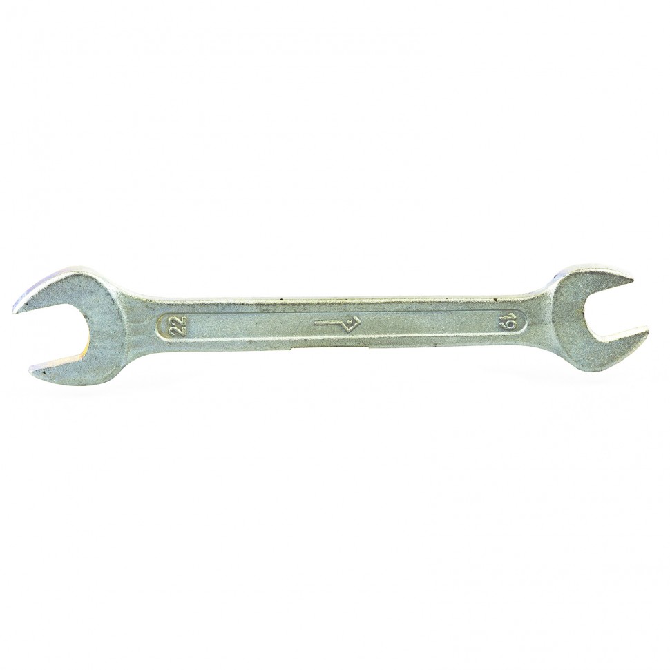 Ключ рожковый, 19 х 22 мм, оцинкованный, КЗСМИ