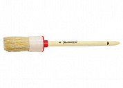 Кисть круглая №2 (20 мм),натуральная щетина,деревянная ручка/MATRIX
