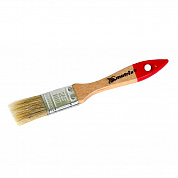 Кисть плоская"Стандарт"1,(25мм) натуральная щетина,деревянная ручка//MATRI
