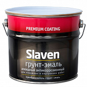 Краска Смоленск "Slaven" Грунт Эмаль  Корроед  по ржавчине Черная (3,2 кг)