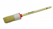 Кисть круглая №6 (30 мм),натуральная щетина,деревянная ручка/MATRIX