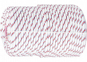 Фал плетенный полипропилен 16-прядный серд.8 мм,бухта 100м,1000кгс//Сибртех
