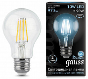 Лампа LED  А60 standart GAuss 10 вт 220в Е27 4100K