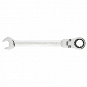 Ключ комбинированный трещетчотый 17 мм,шарнирный//MATRIX PROFESSIONAL
