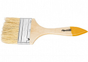 Кисть плоская"Slimline"4 (100 мм),натуральная щетина,деревянная ручка//SPARTA