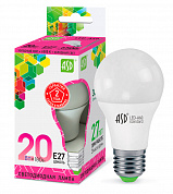 Лампа LED  A ASD 20 вт 220в Е27 6500K