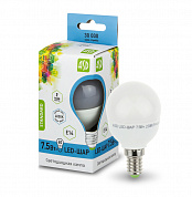Лампа LED ШАР- Standard А60 econom 7,5 вт 220в Е14 4000K ASD